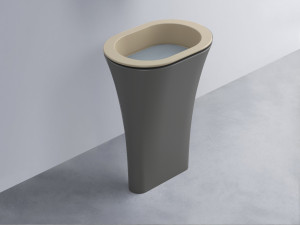 AMLA65-AV+AMPILO-BR+AMCOLO-CM Раковина Amedeo Ovale отдельностоящая cielo Enjoy + Amedeo