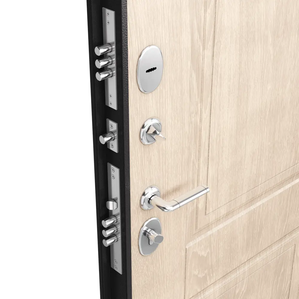 Дверь металлическая Ферн, 860 мм, правая, цвет дуб белый TOREX STLM-2112067 - Вид №2