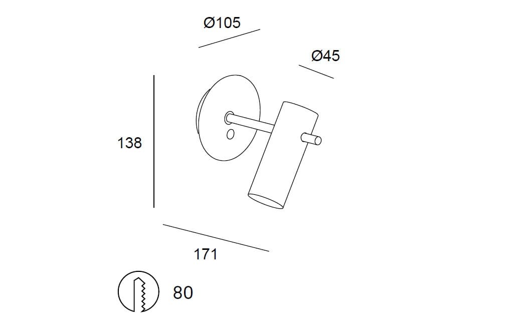 Настенный светильник LedsC4 Nude ARCH-00105841 - Вид №15