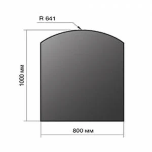 Везувий Лист напольный 1000*800*2 R641