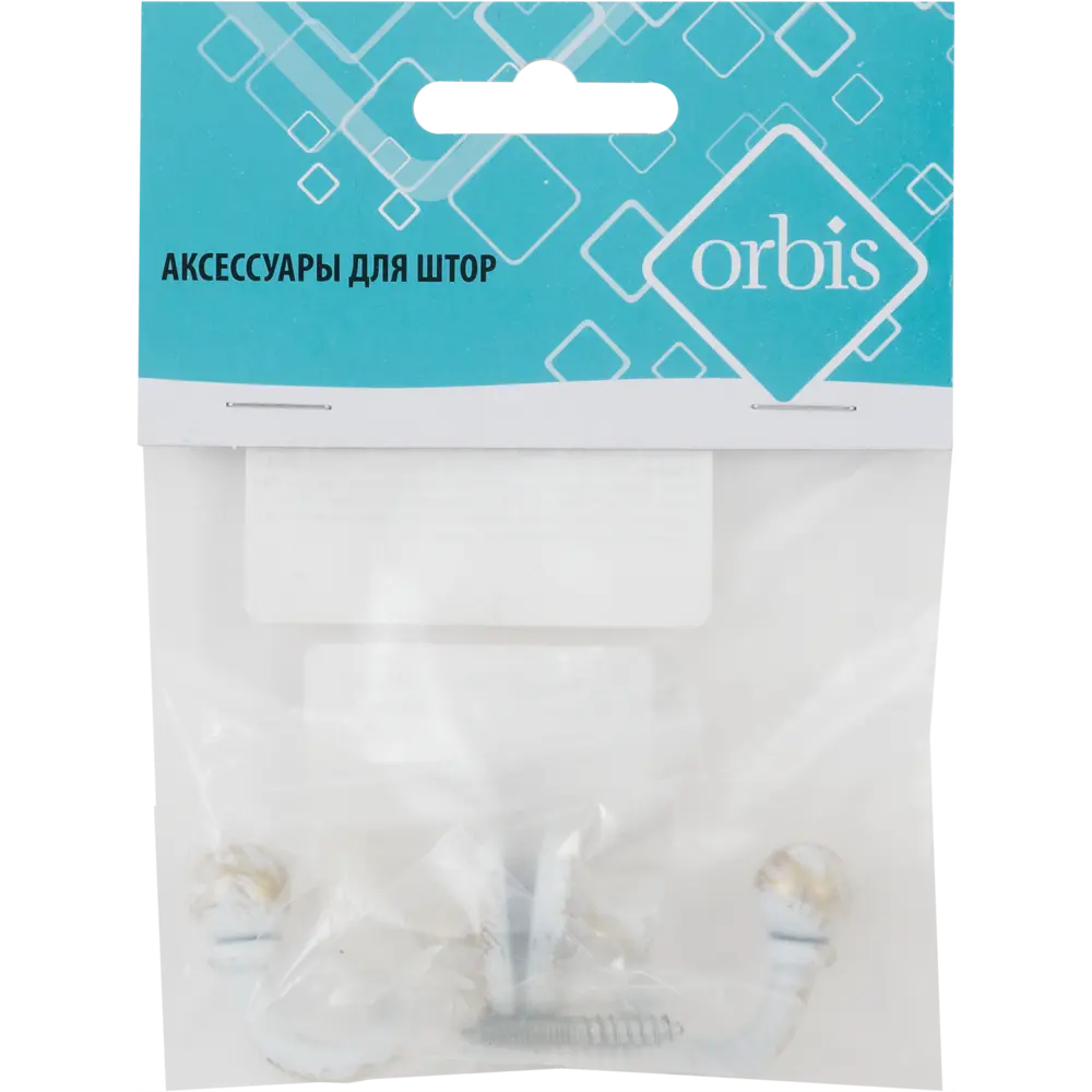 Крючок большой Orbis, металл, цвет античный белый, 2 шт STLM-2088892 - Вид №3