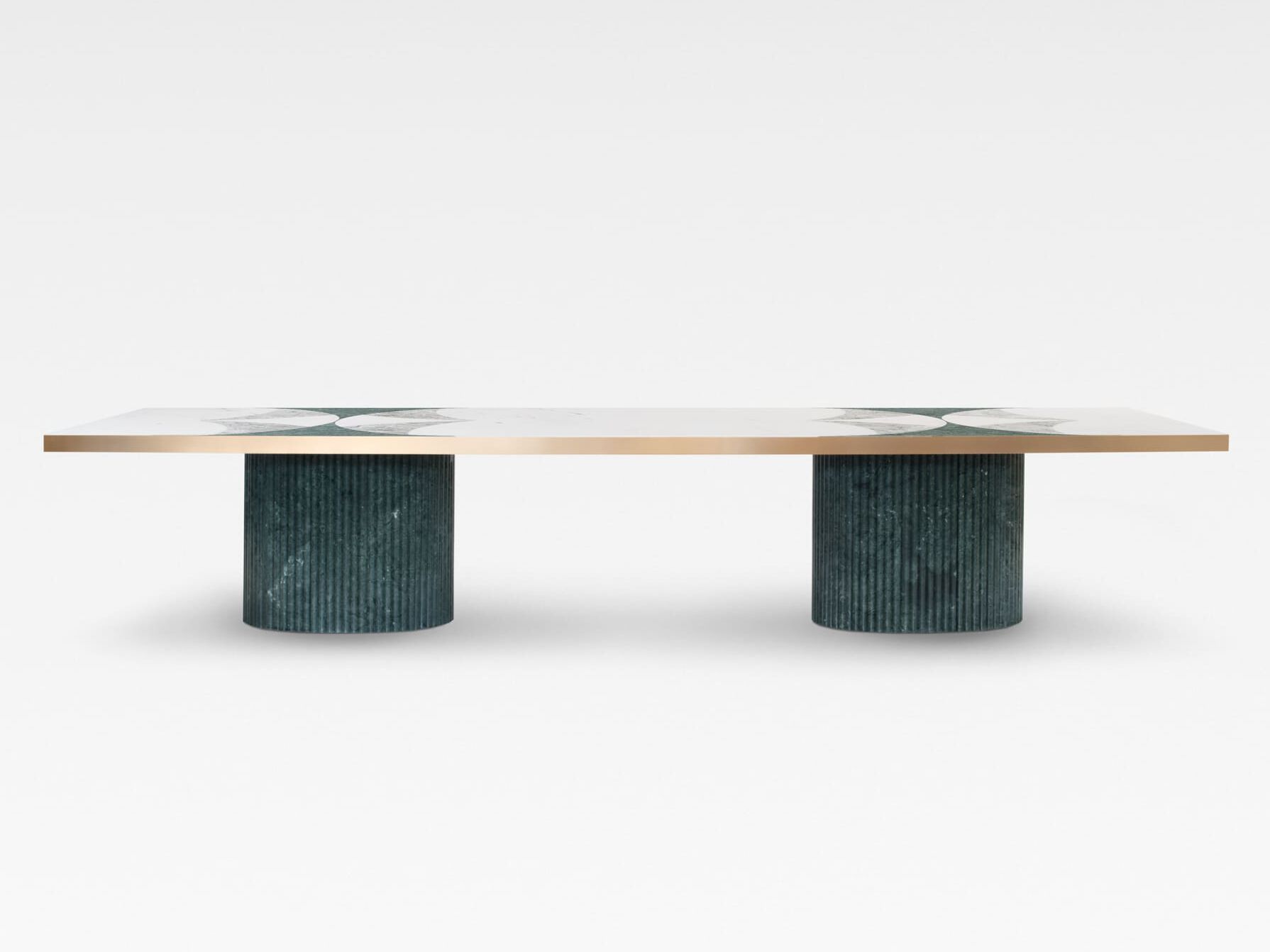 Прямоугольный мраморный стол Greenapple Biloba ARCH-00069119