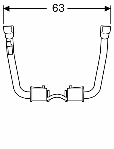 6111200001 IDO Seven D set подлокотник с держателем для туалетной бумаги  - Вид №3
