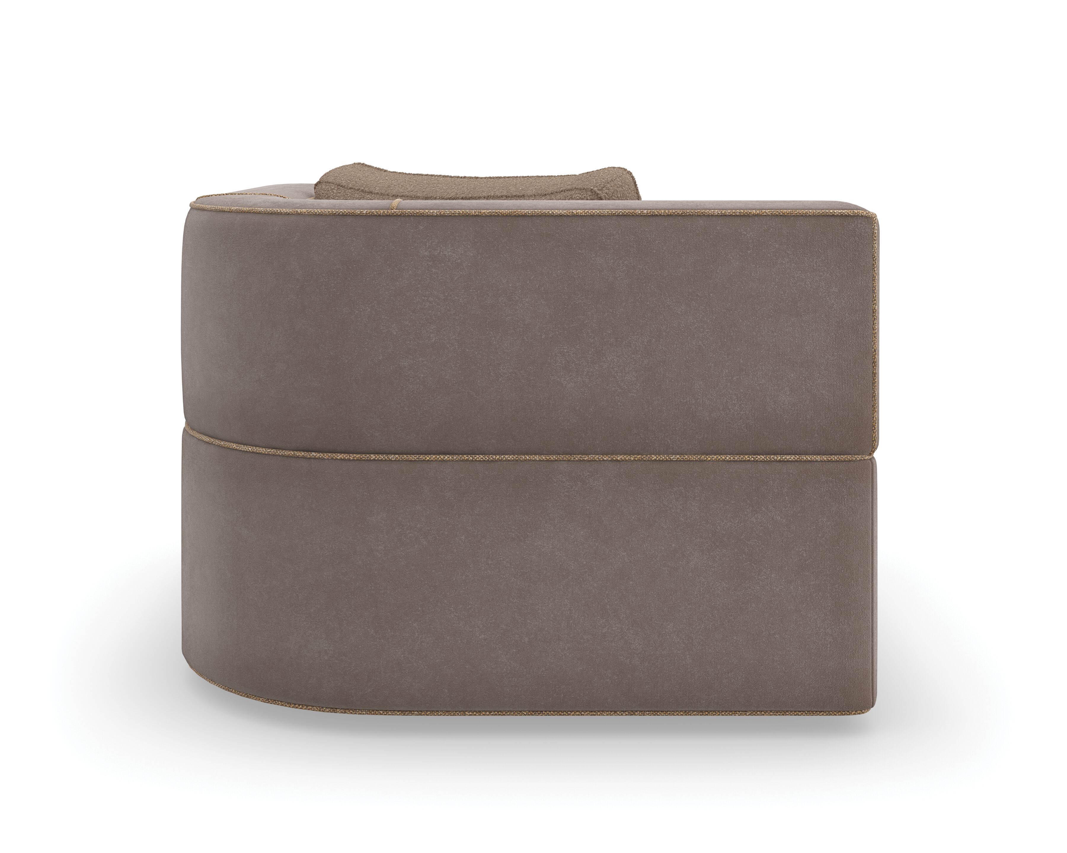 Угловое кресло из нубука Caracole Марбелья ARCH-00025509 - Вид №3