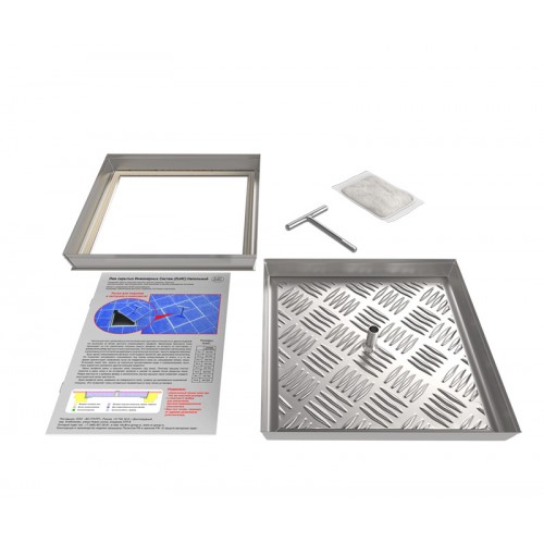 Напольный люк под плитку, съемный 450Х450 ВОЗРОЖДЕНИЕ sun-id-1025302 - Вид №1