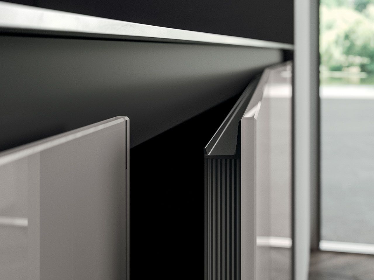 Встроенная кухня со встроенными ручками Arrital Ak_04 ARCH-00035930 - Вид №6