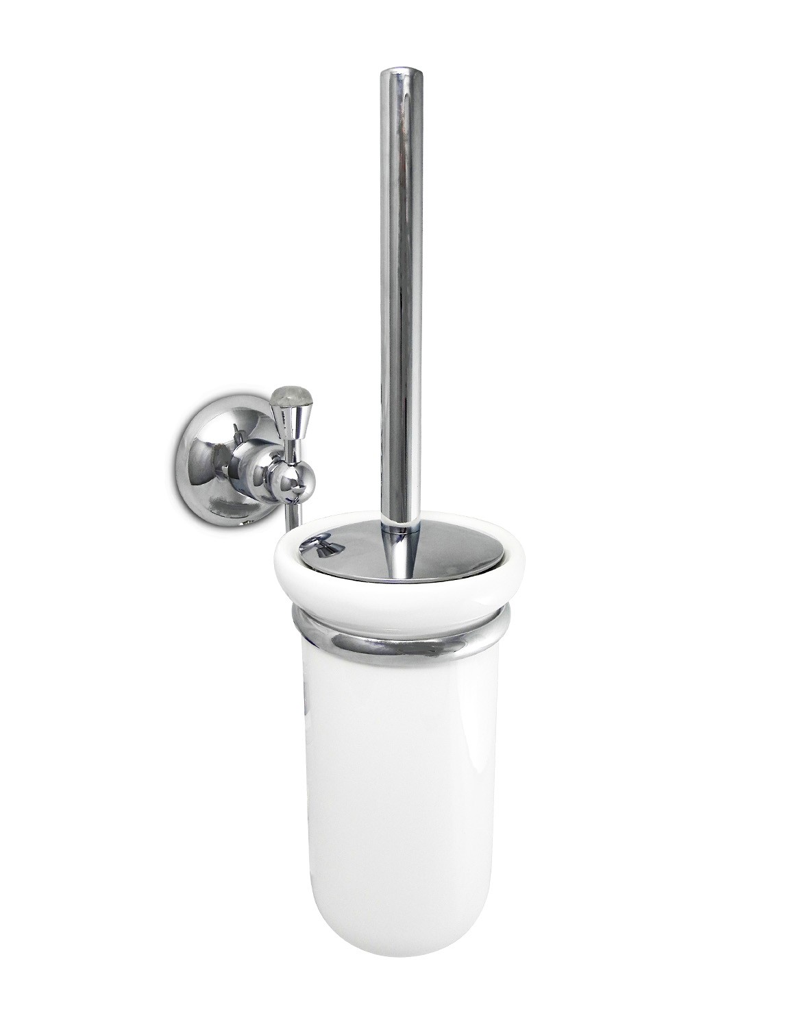 1490 ** 09C Держатель ершика для унитаза настенный Nicolazzi Series Cristallo di Rocca 