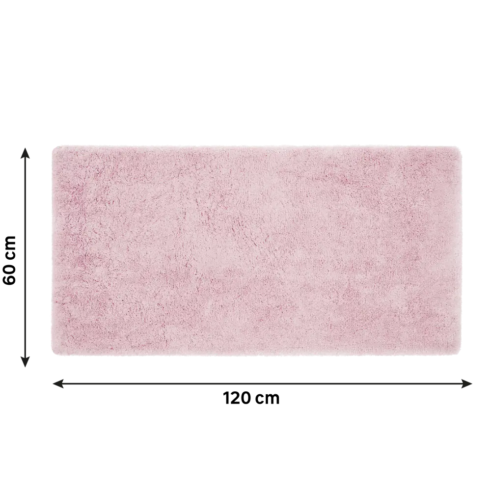 Ковер полиэстер Inspire Alaric 60x120 см цвет розовый 83235393 STLM-2096886  - Вид №8