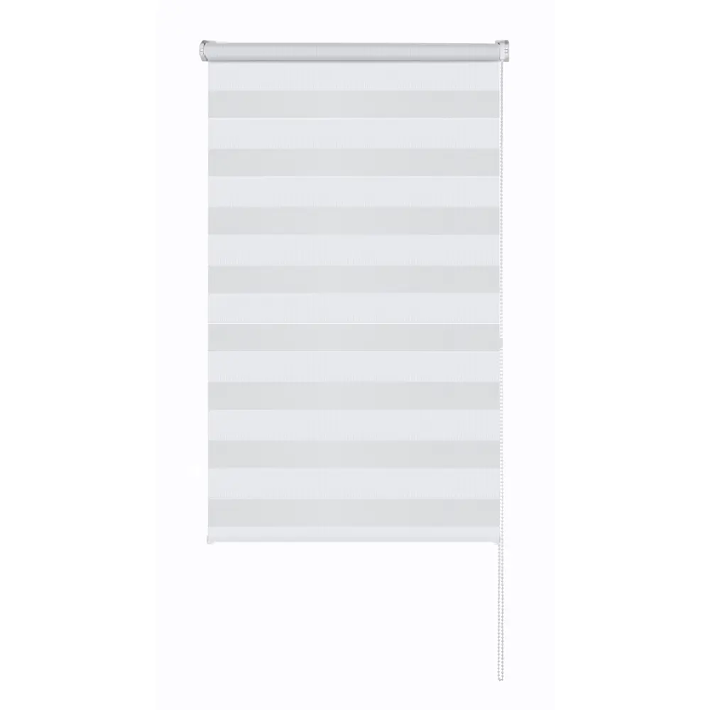 Рулонная штора день-ночь MIAMOZA Петер 55x160 см белая 89411378 STLM-1568053