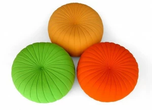 Giovannetti Круглый пуф из ткани