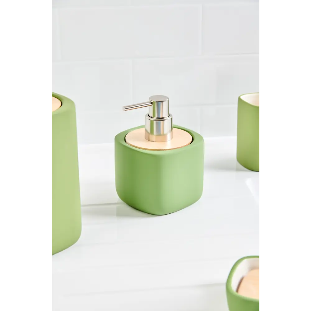 Дозатор для жидкого мыла Vidage Green Meadow цвет зеленый STLM-2212421 - Вид №1