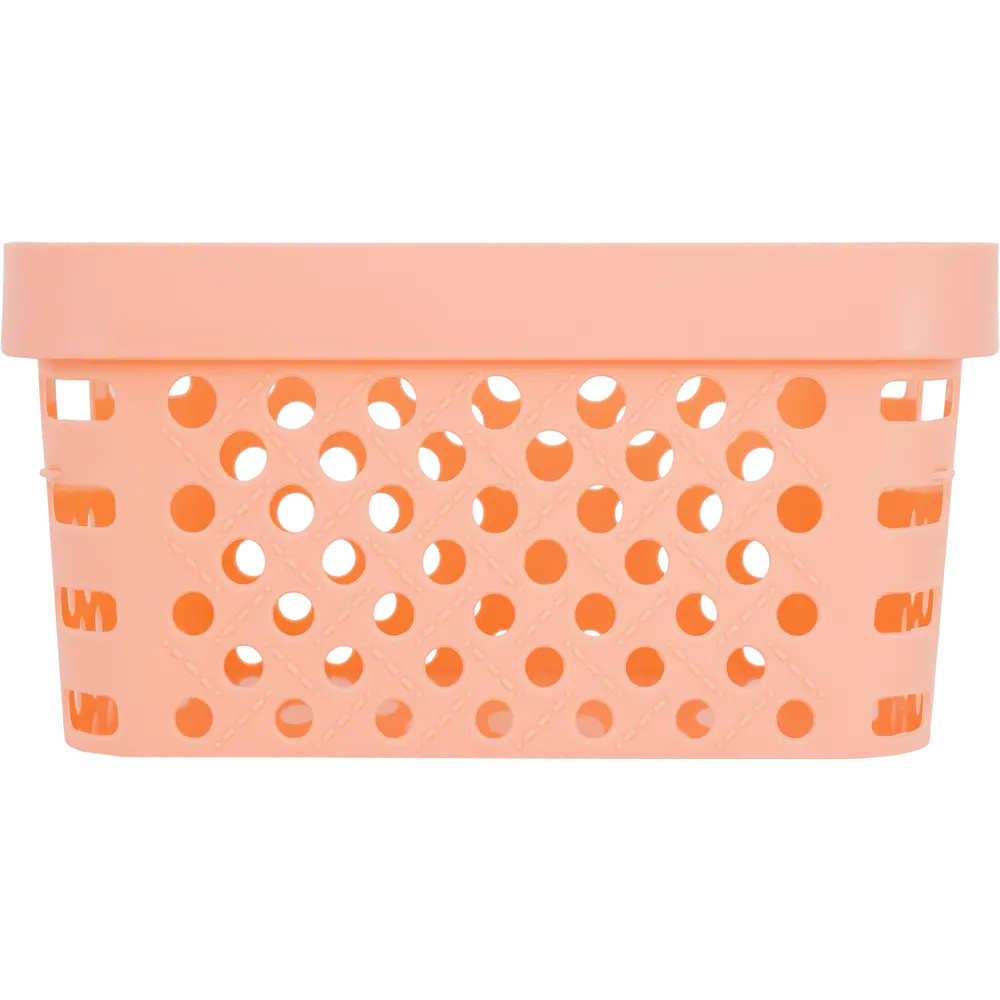 Корзина Eternity 25x17x13 см 4 л полипропилен цвет коралловый Santreyd STLM-2102556 - Вид №5
