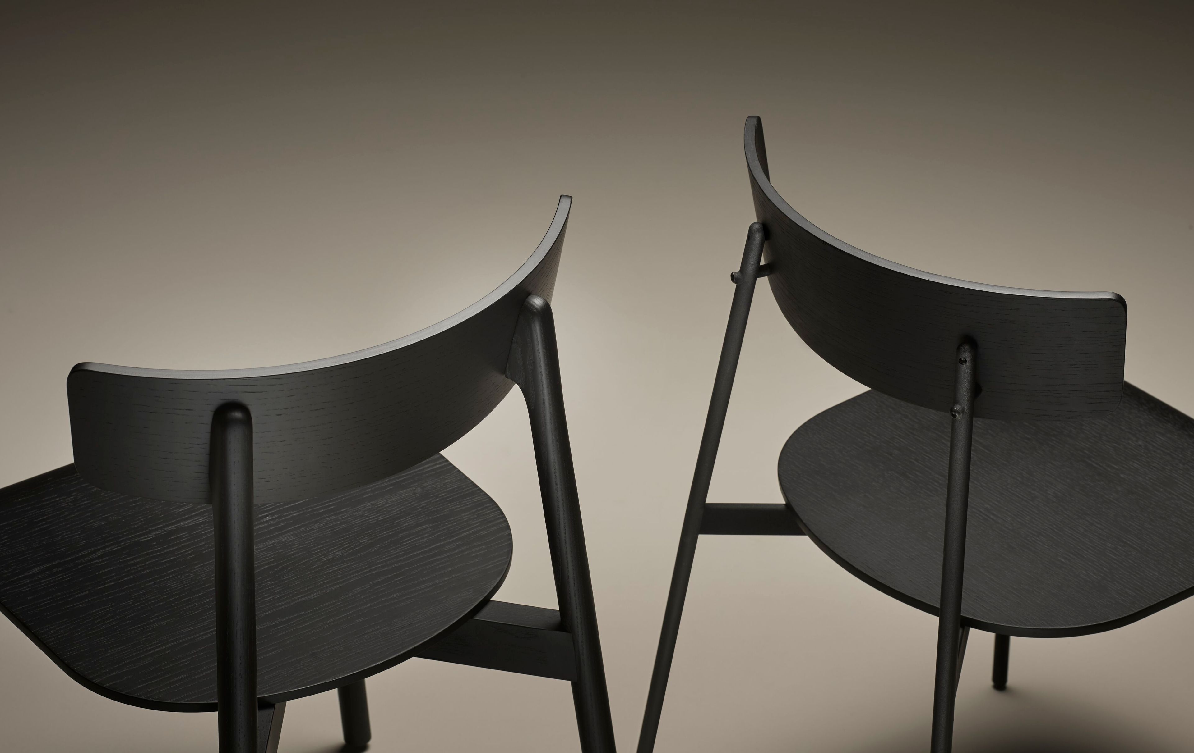 Дубовый стул с открытой спинкой TREKU KOL ARCH-00006090 - Вид №2