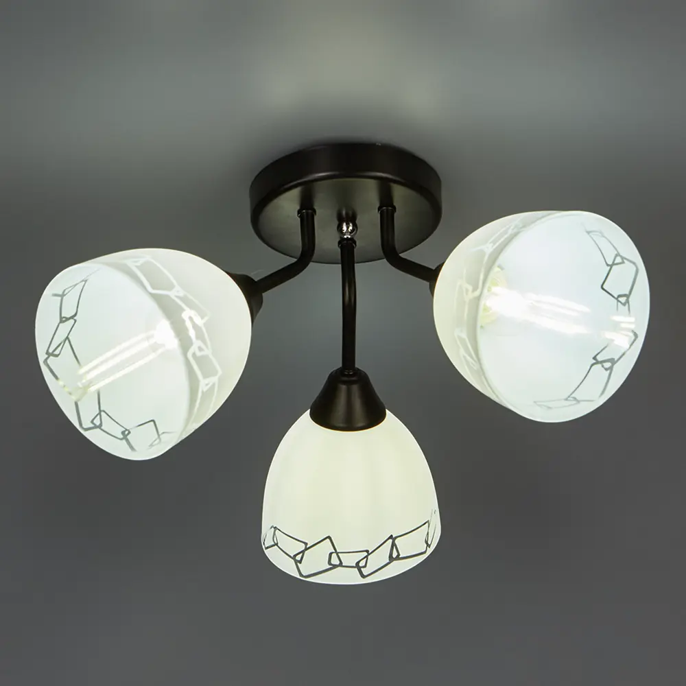 КЛЮЧНИК Вьюнок - потолочный светильник в стиле неоклассика 82827693 STLM-0036623 - Вид №1