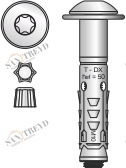 Анкер DX 08 15 085 DX08 Tecfi 15 х 8525 