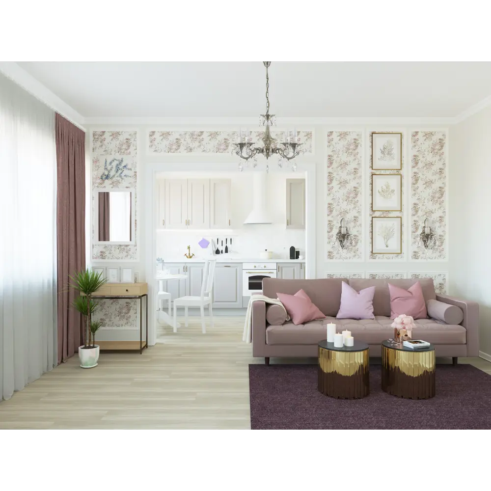 Ковер полиэстер Ribera 60x110 см цвет лиловый 82539408 STLM-2143990 Santreyd  - Вид №9