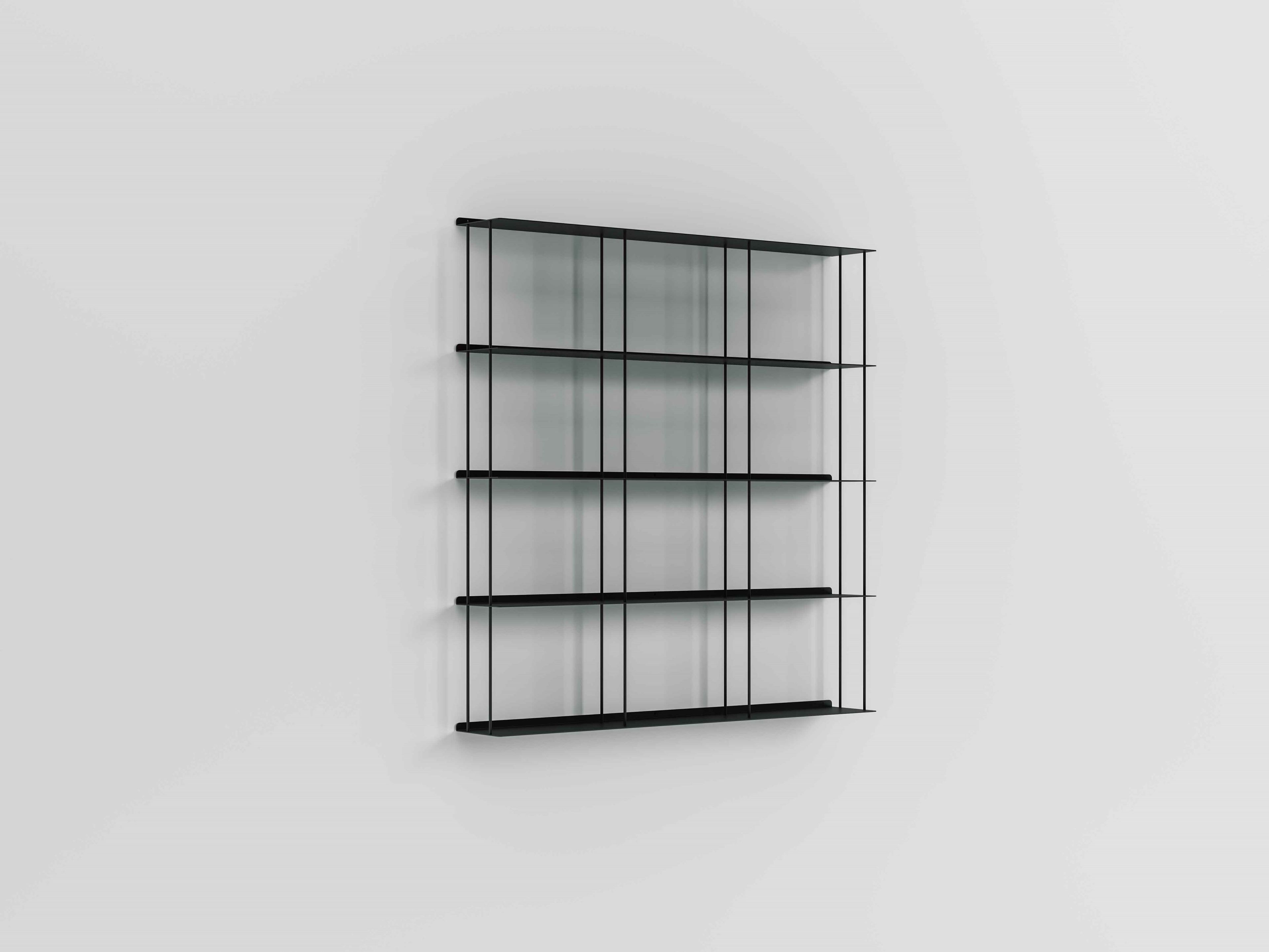 Алюминиевый секционный настенный книжный шкаф KRIPTONITE Krossing ARCH-00131150 - Вид №21