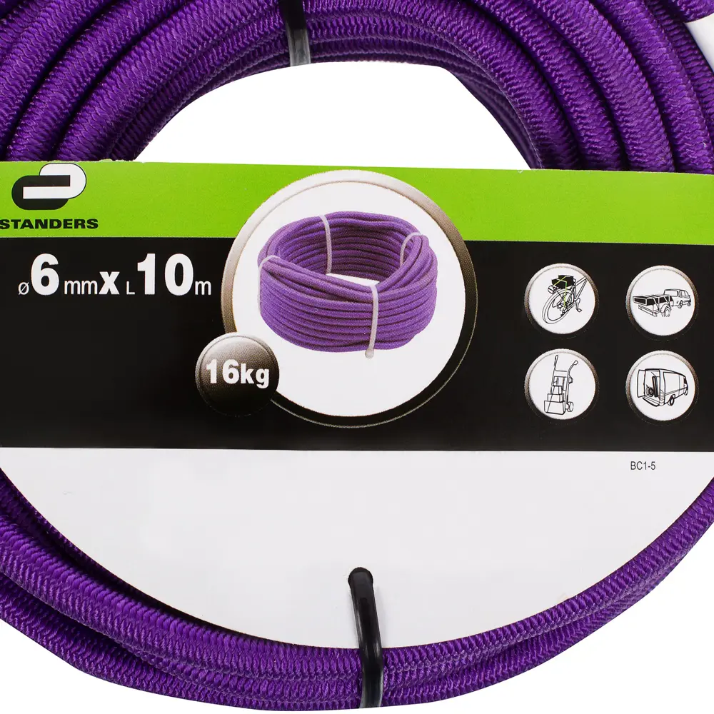 Веревка эластичная Standers 6 мм 10 м, цвет мультиколор STLM-2176791 - Вид №4