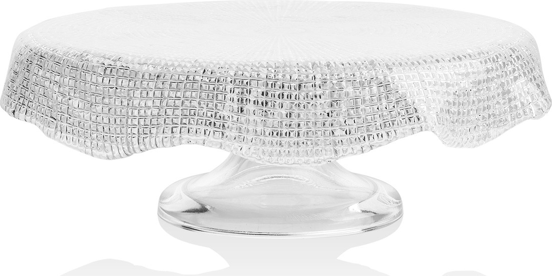 10622637 IVV Блюдо на ножке IVV "Диаманте" 26см Стекло 