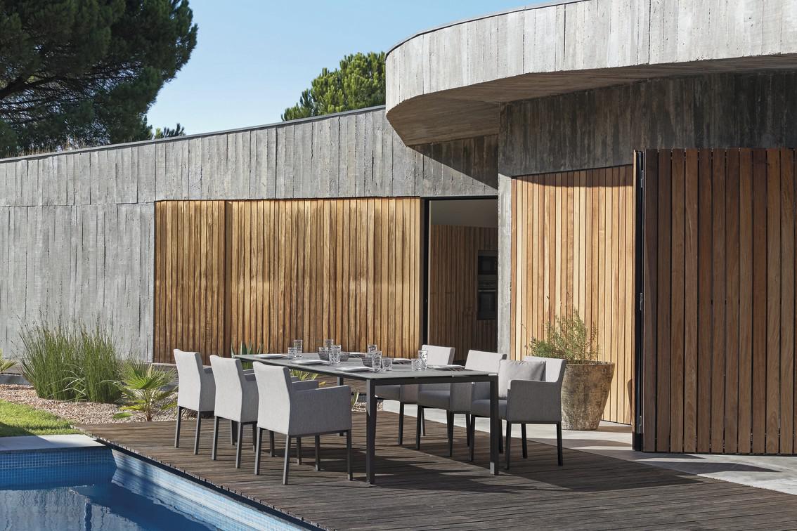 MNST1177 Обеденный стол pcsts white f8 90см x 90см Manutti Trento - Вид №6