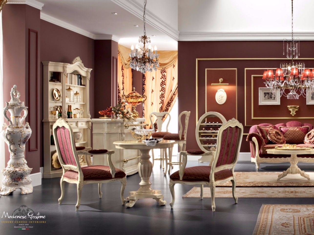 Круглый журнальный столик для гостиной Modenese Luxury Interiors Bella Vita ARCH-00065184 - Вид №2