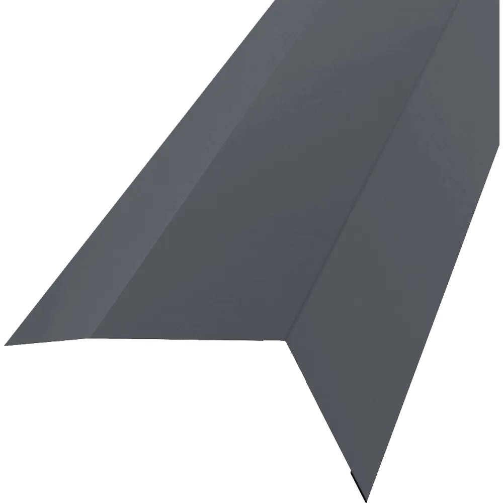 Планка карнизная 100x65 мм 2 м 0.4 мм RAL 7024 графит Santreyd STLM-2188907