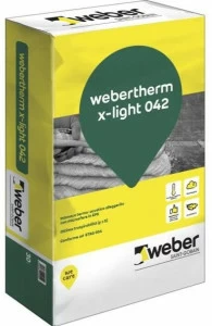 Saint-Gobain Weber Термоакустическая штукатурка, осветленная микросферами eps Webertherm
