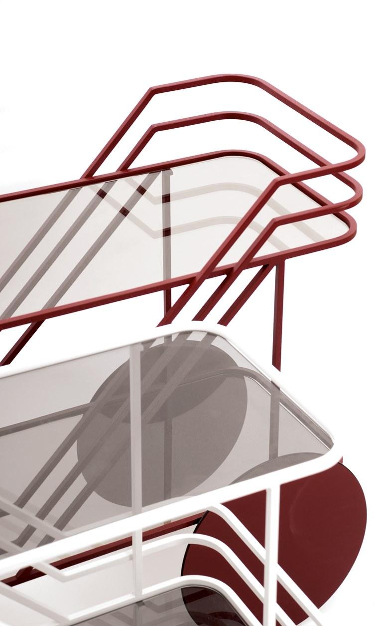 DANTE - Goods And Bads Тележка для еды из стали и стекла sun-id-1358400 - Вид №7