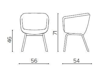 Мягкий стул на насесте True Design Arca ARCH-00146438 - Вид №2