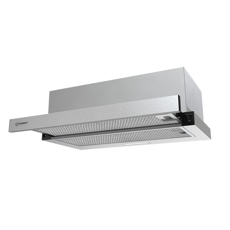 9279003 Вытяжка телескопическая Indesit INT 64R IX серебристый/серебристый STDN-0068317 - Вид №1