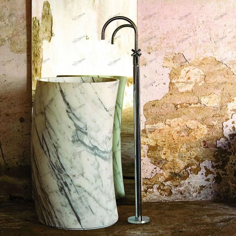 7973 Напольная раковина стоящая круглая ARLEX 