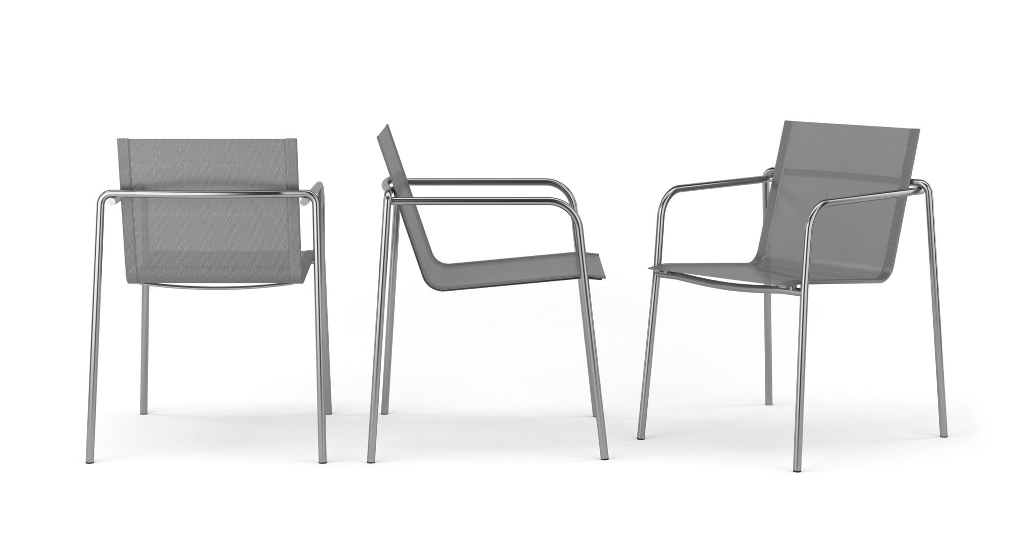 Штабелируемый садовый стул с подлокотниками FISCHER MÖBEL Taku ARCH-00022429 - Вид №9