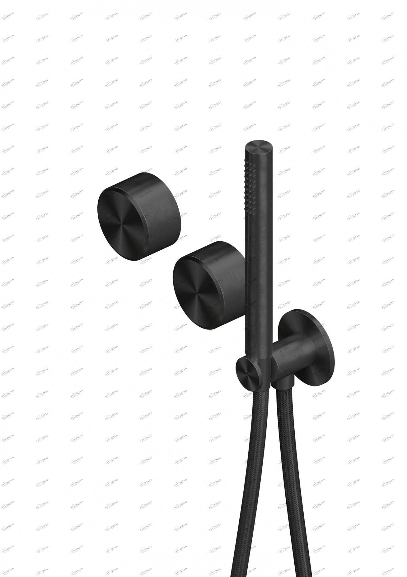 Стерео. 16 68. Настенный смеситель для Quadrodesign Stereo