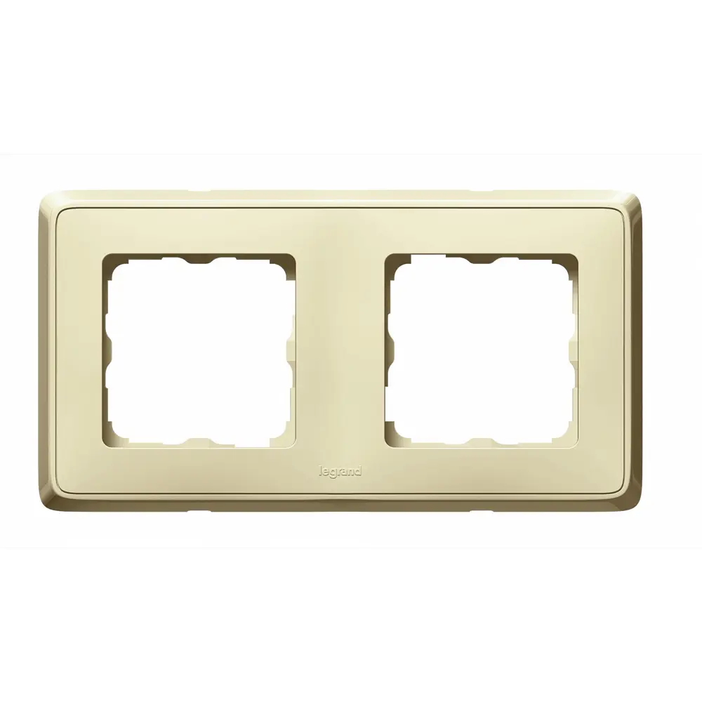 Рамка Legrand Celiane, 2 поста, цвет слоновая кость Cariva STLM-2202713