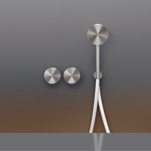 Настенные 2 прогрессивных смесители, установленные для ванной / душа с круглого ручной душ диаметр 80 мм  GIO25H CEADESIGN  - Вид №1