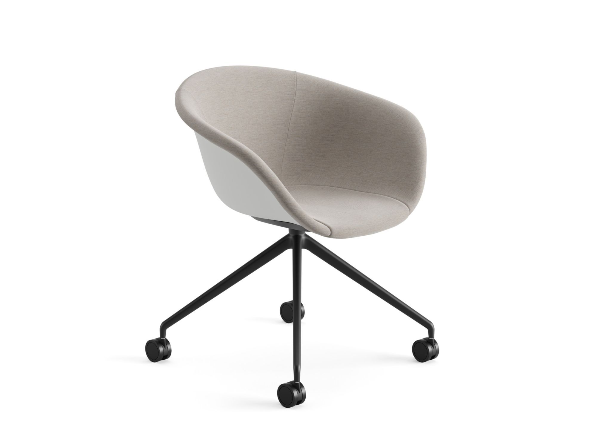 Стул с 4 спицами, частично покрытый тканью Arper Duna 02 ARCH-00120101 - Вид №5