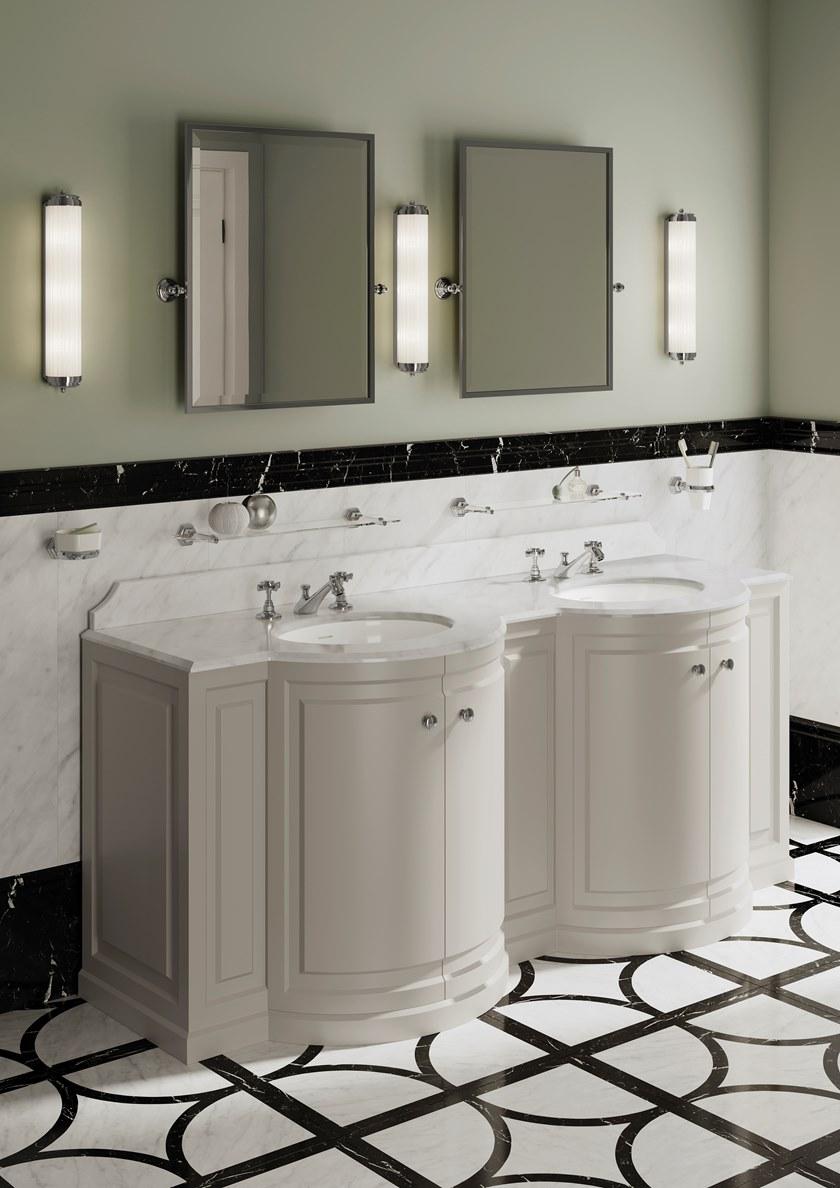 Devon&Devon Двойной лакированный туалетный столик с дверцами sun-id-1493303 - Вид №2