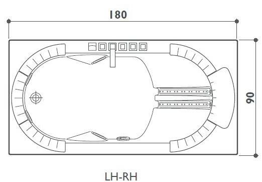 Jacuzzi® Прямоугольная встраиваемая гидромассажная ванна J-sha sun-id-1411347 - Вид №2