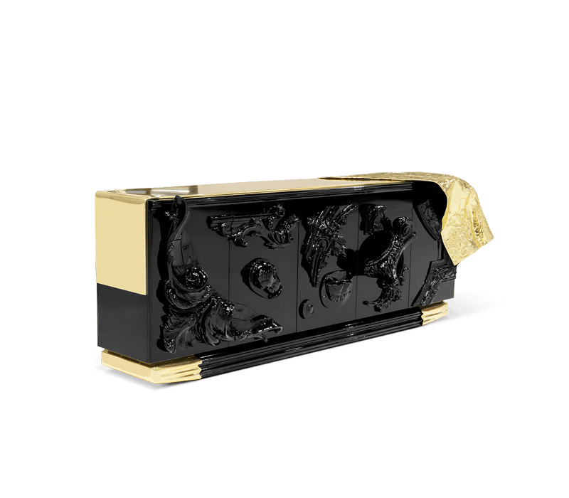 0-159 Черный буфет Voltaire  Boca Do Lobo  - Вид №2