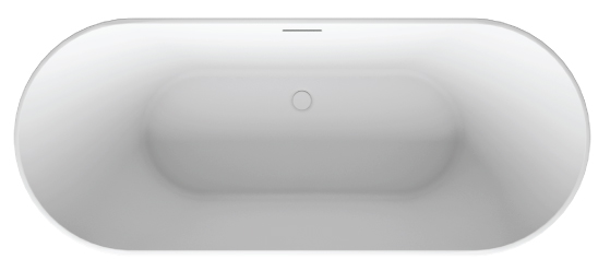 Ванна из литого мрамора ALPEN Bergamo 170 BER-170M - Вид №1