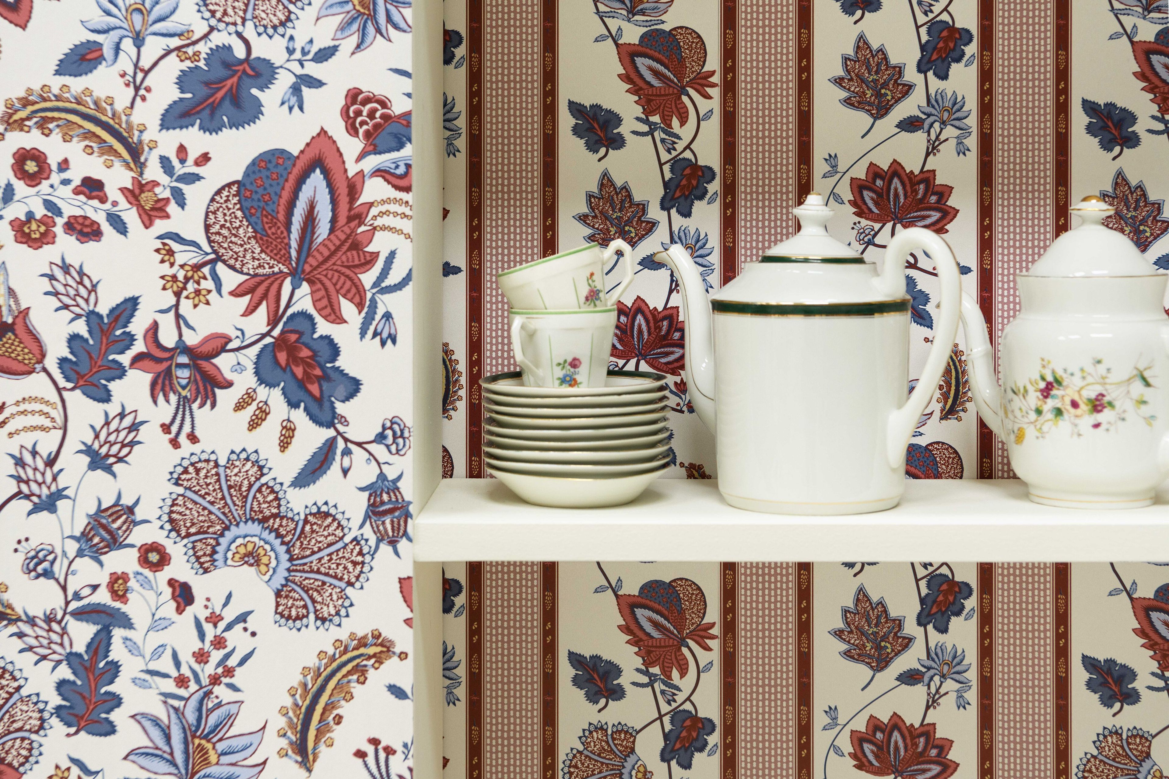 Цветочные узоры нетканые обои LELIEVRE Quenin-Belle Époque ARCH-00113395 - Вид №3