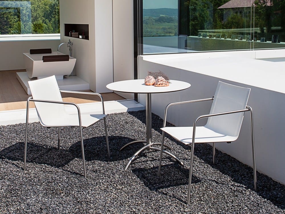 Круглый складной стол со спицами FISCHER MÖBEL Taku ARCH-00148431 - Вид №6