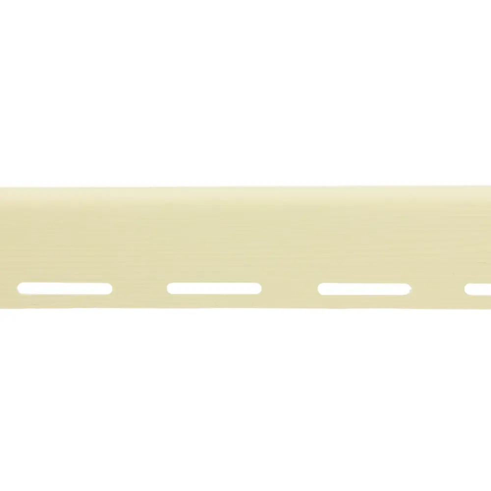 Финишная планка для сайдинга 3 м цвет желтый FINEBER STLM-2144767 - Вид №1