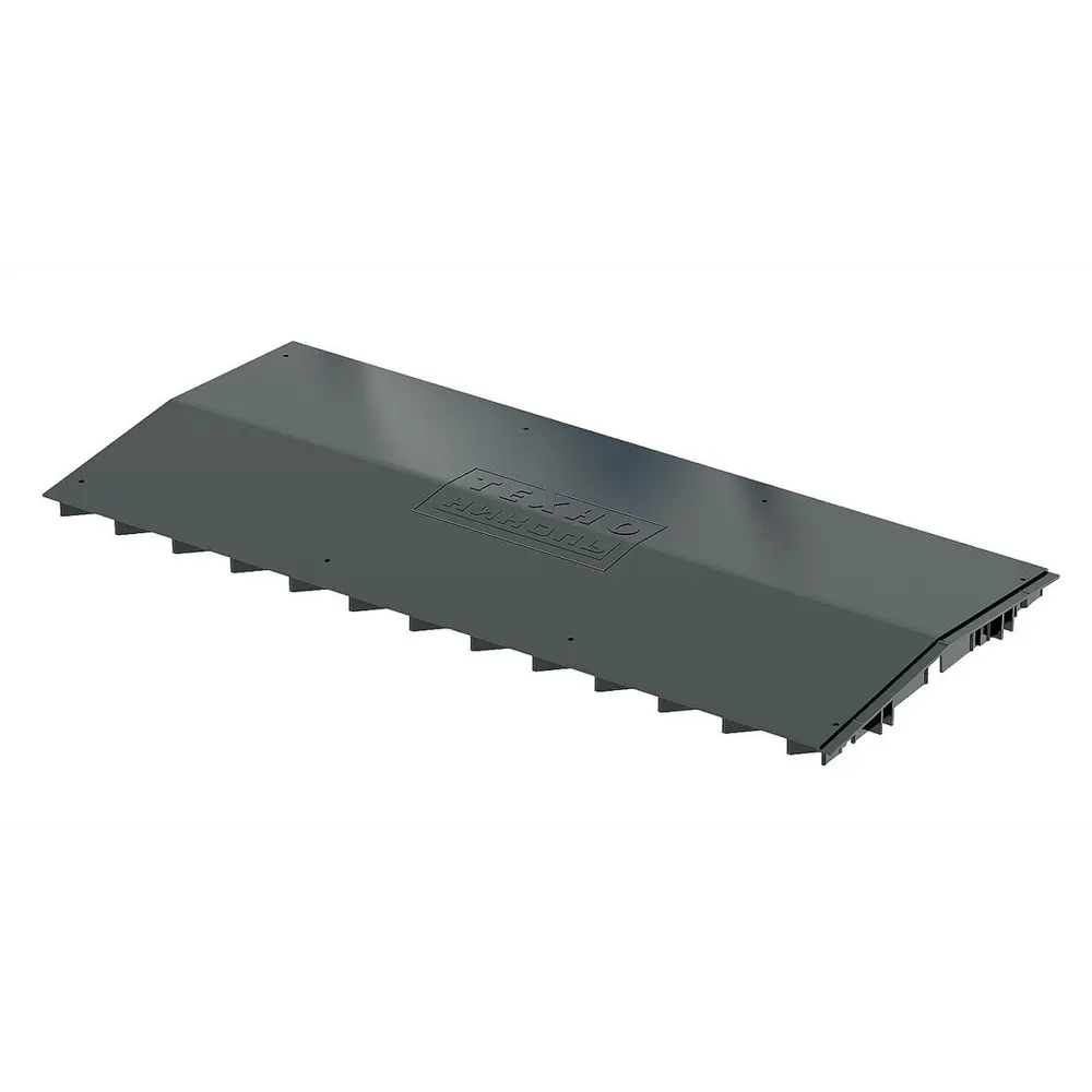 Коньковый аэратор ТЕХНОНИКОЛЬ для вентиляции кровли 680x280 мм 11823555 STLM-0001507