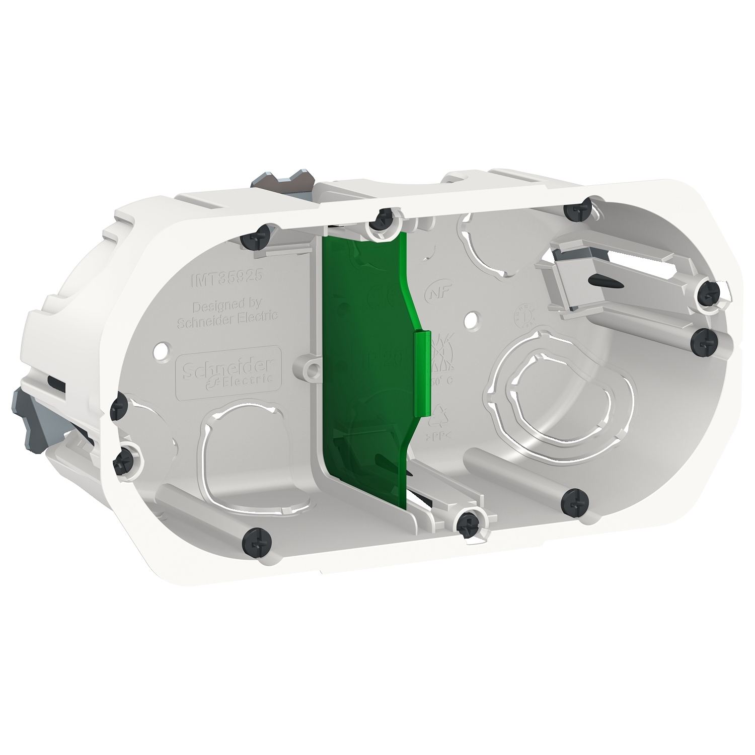 IMT35925 Коробка 2 поста глубина 50 мм Schneider Electric Multifix