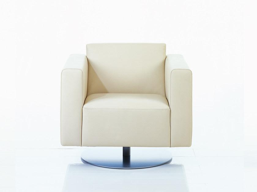 brühl Поворотное кожаное кресло с подлокотниками sun-id-1377848 - Вид №2