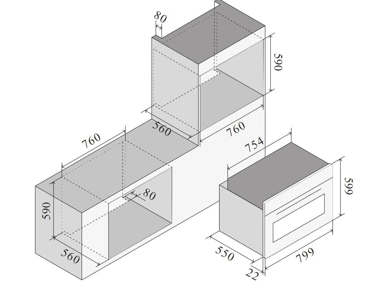 Электрическая многофункциональная печь Ilve Professional Plus ARCH-00098342 - Вид №2