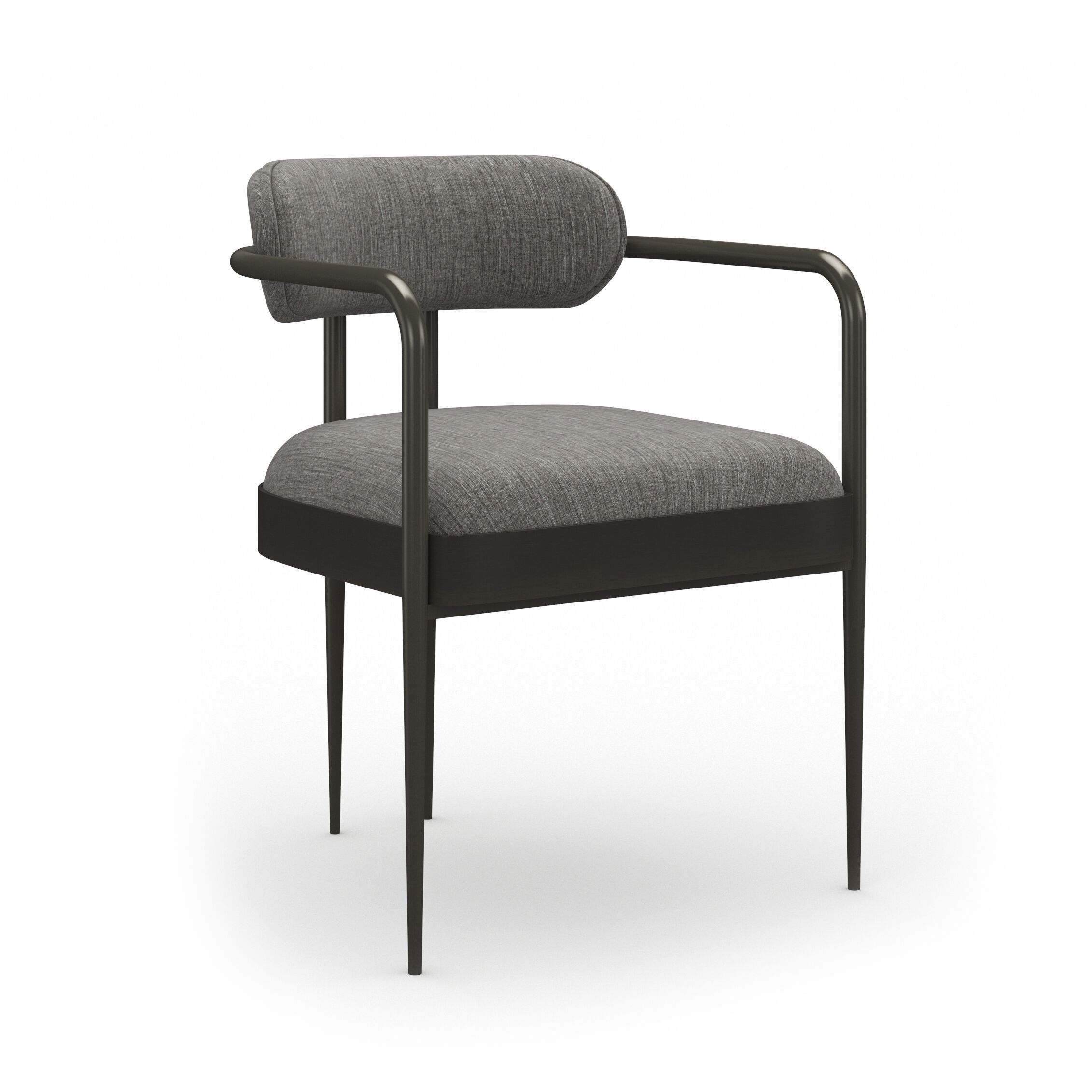 Бархатный стул с подлокотниками Caracole Emphasis ARCH-00118182 - Вид №7