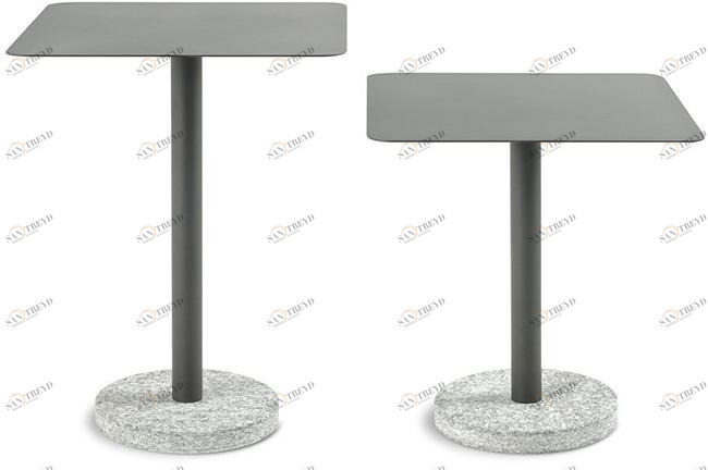 RODA Садовый столик квадратный из стали Bernardo sun-id-1466968