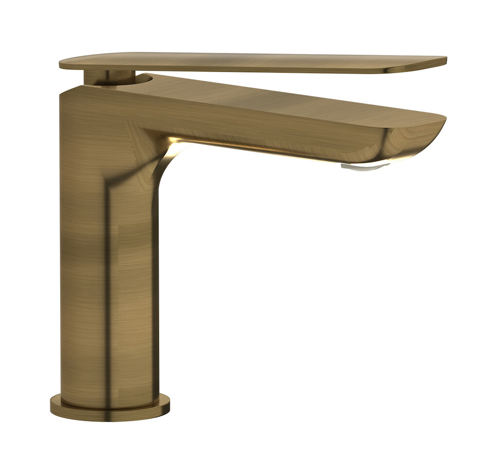 Смеситель для раковины на 1 отверстие в комплекте с донным клапаном WE ARE IB k2200mb Modern Bronze K2